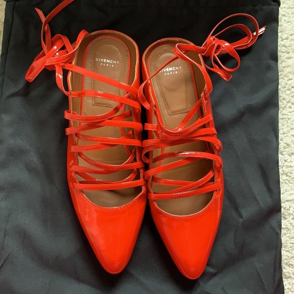 Givenchy patent leather lace up ballerinas - Picture 3 of 13
